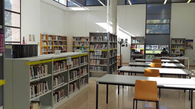 Biblioteca municipal Joan de Timoneda a Beniferri./EPDA

