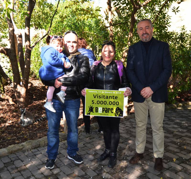 BIOPARC Valencia - Visitante 5 millones y Luís Ángel Martínez - Director del parque