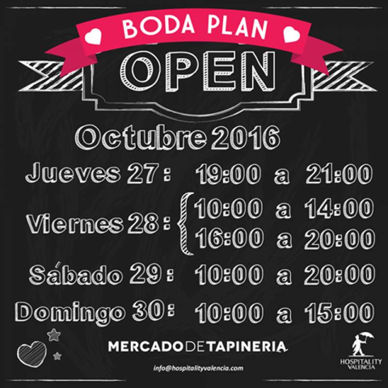 Horarios de Boda Plan