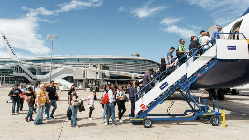 Turistas verano, centro Valencia 