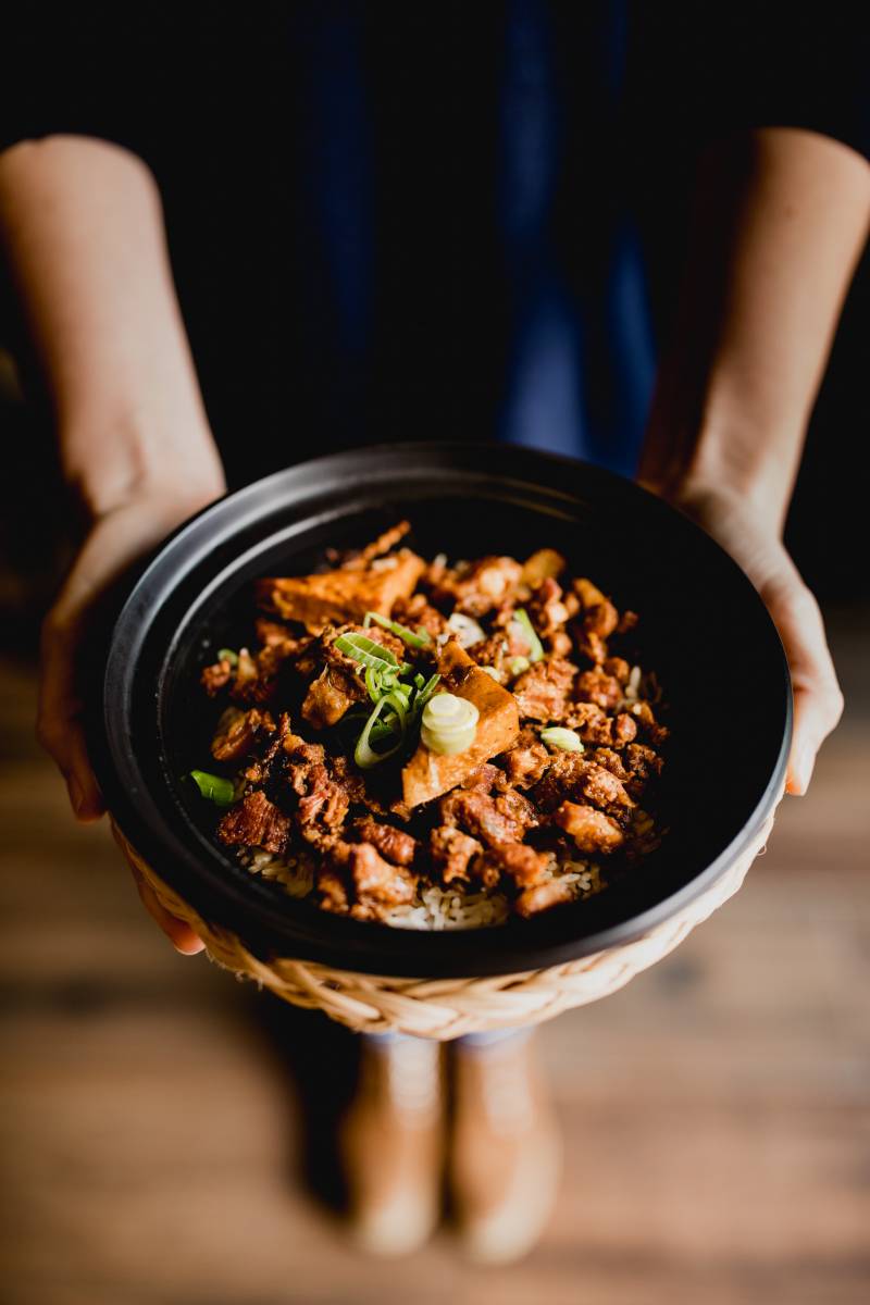 Yummy Pot Rice panceta estilo taiwanes