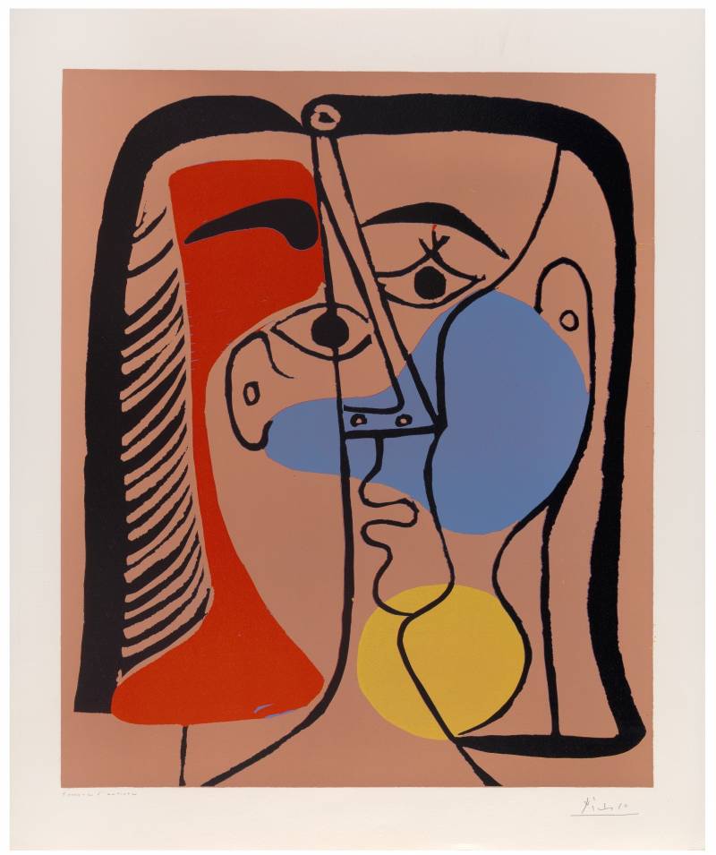 Jaqueline con los cabellos lisos. 1961-1962. Serie Retratos de Jaqueline. Picasso