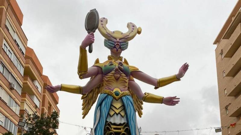 Una imagen de la Ofrenda de las Fallas de València. EPDA