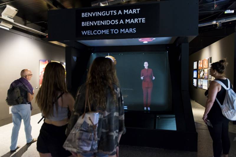Bievenido a Marte, Holograma Museu