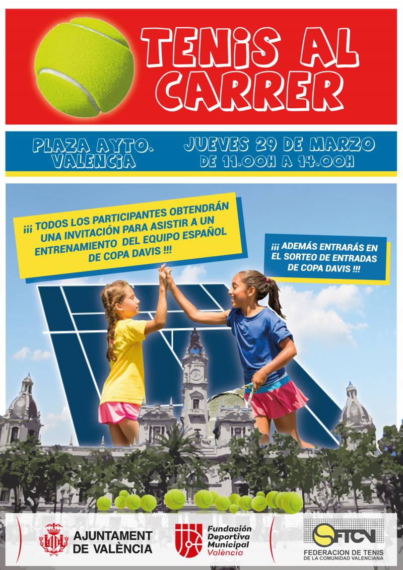 Cartel Tenis al Carrer