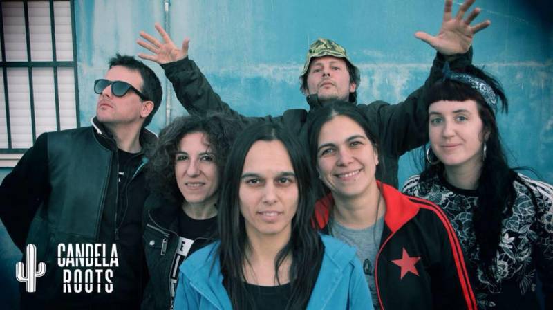 Los integrantes del grupo Candela Roots