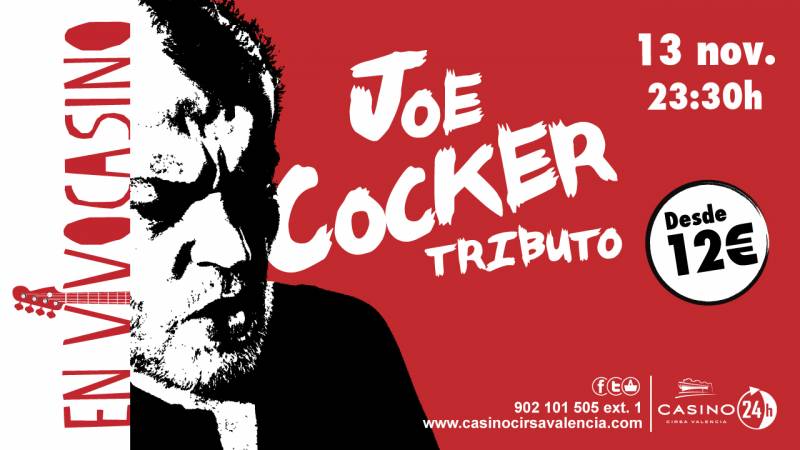 Cartel que anuncia el homenaje a Joe Cocker. //EPDA
