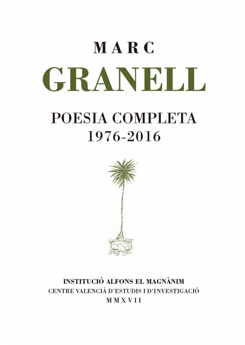 Ejemplar del volumen de Poesía Completa, de Marc Granell