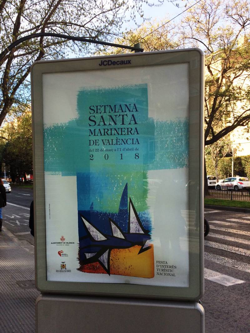Cartell Setmana Santa Marinera al carrer Cartell Setmana Santa Marinera al carrer