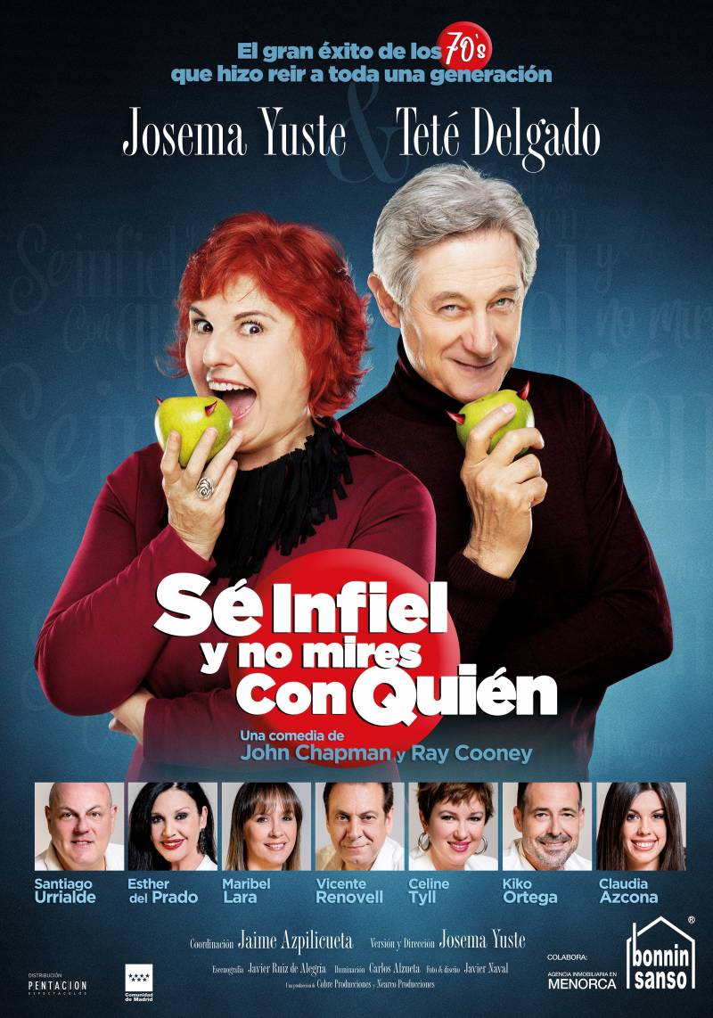 Sé infiel y no mires con quién, cartel