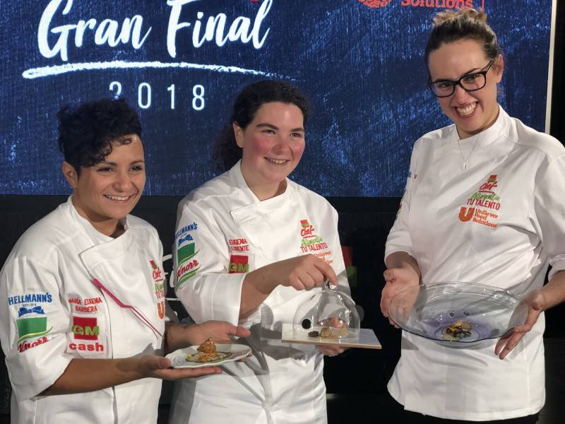 María Eugenia Barbera, Eugenia Lorente y Magdalena Mas