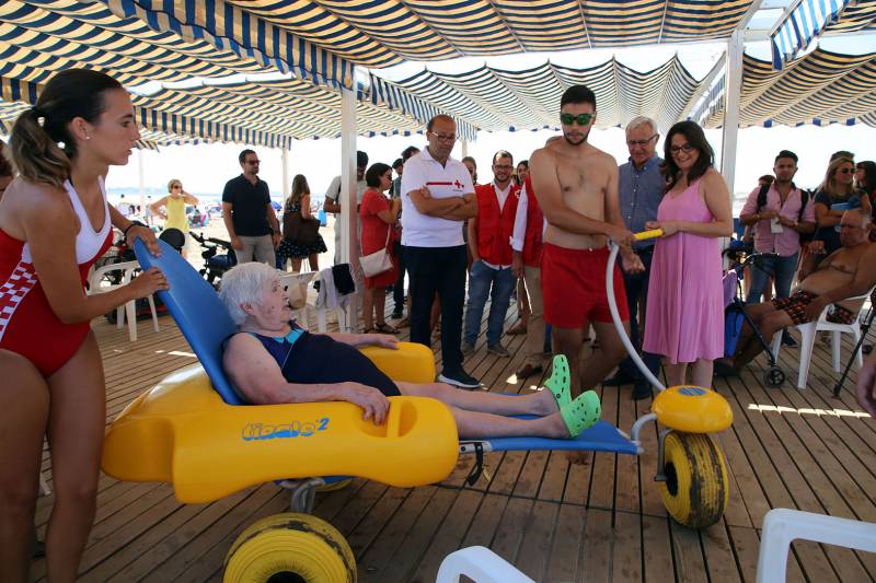 Baños adaptados en las playas de la Comunitat