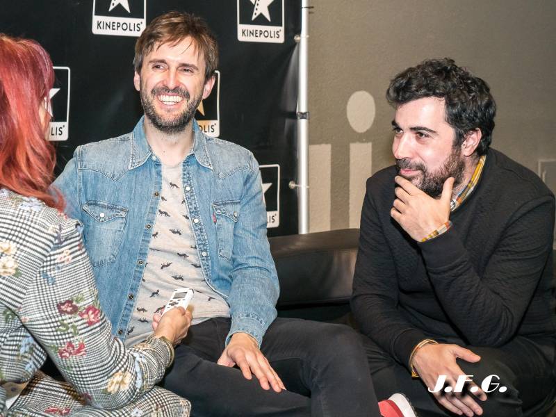 El actor Julián López y el director de cine Paco Caballero