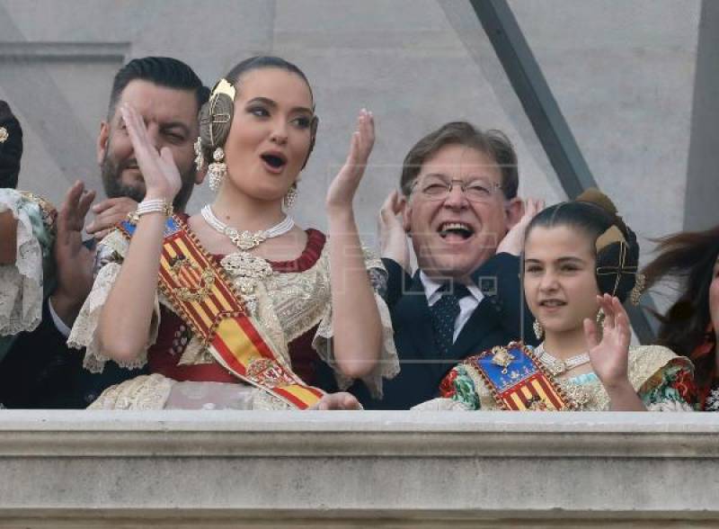 Ximo Puig en el funeral de Michavila