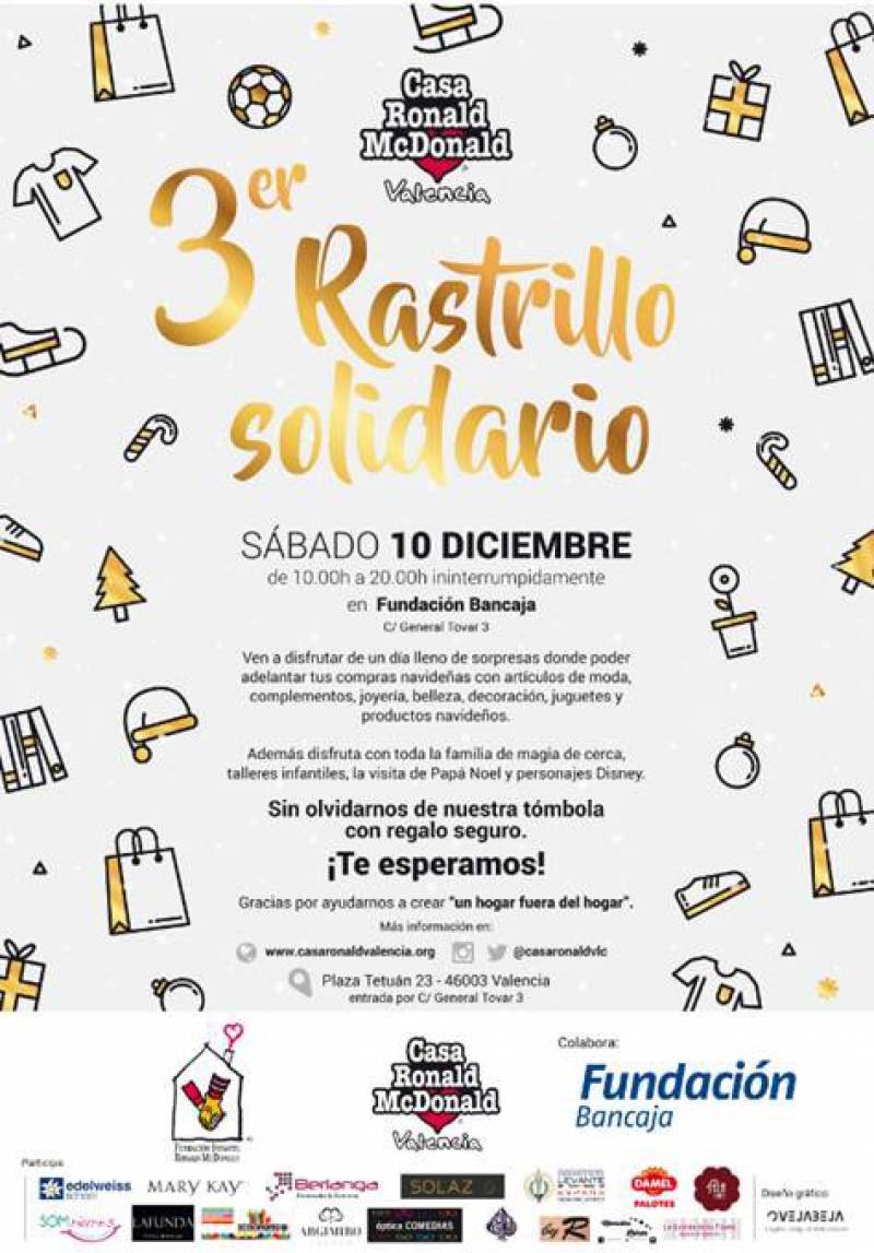 Cartel del Rastrillo Solidario