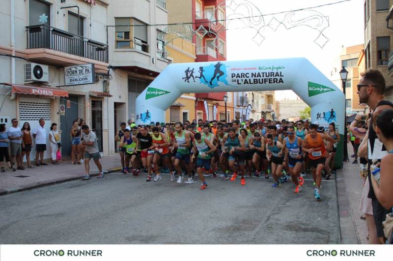 Circuit Solidari El Corte Inglés Parc Natural de l´Albufera celebrada el pasado sábado en Favara