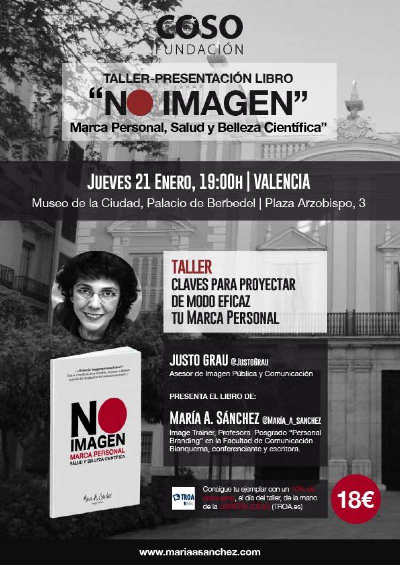 María A. Sánchez presenta en Valencia su libro NO IMAGEN