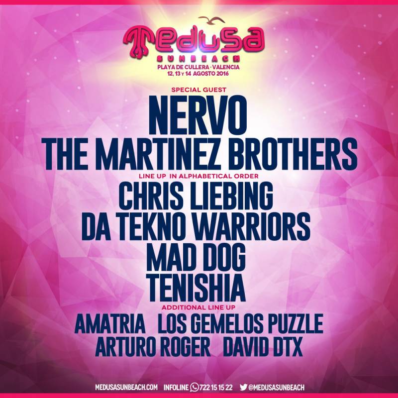 Cartel de confirmación de nuevos artistas de Medusa Sunbeach Cartel de confirmación de nuevos artistas de Medusa Sunbeach
