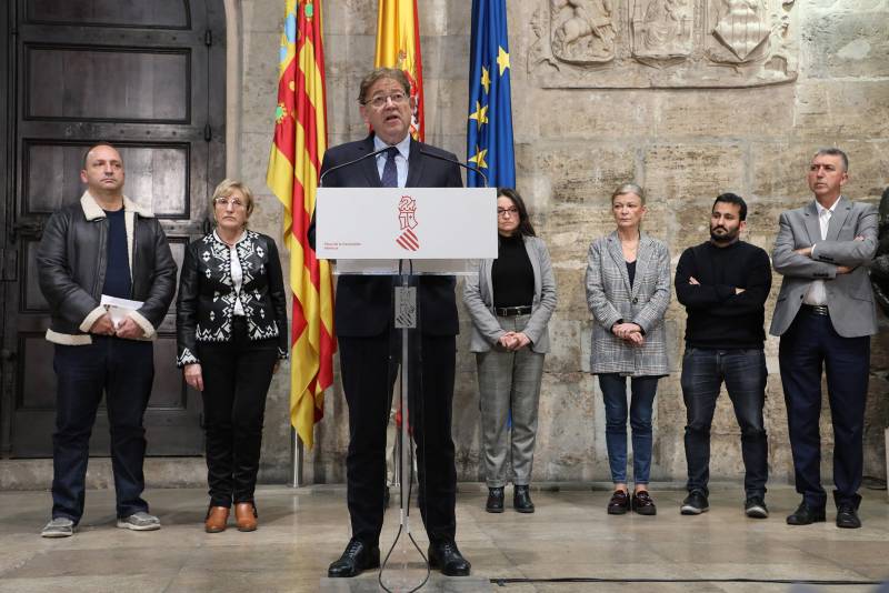 Rueda de prensa, Ximo Puig