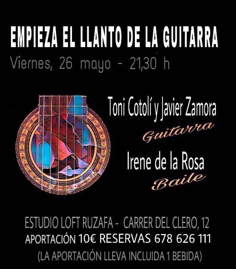 Toni Cotolí, guitarra, València 