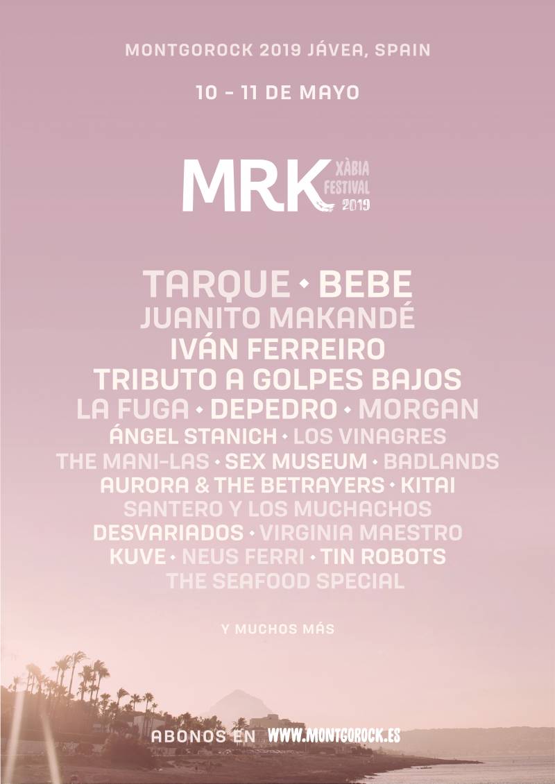MRK Xàbia Festival, cartel