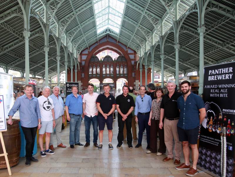 Presentación cerveza británica en Mercado Colón