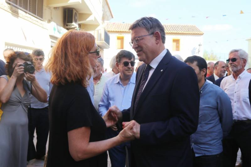 Ximo Puig en el funeral de Michavila