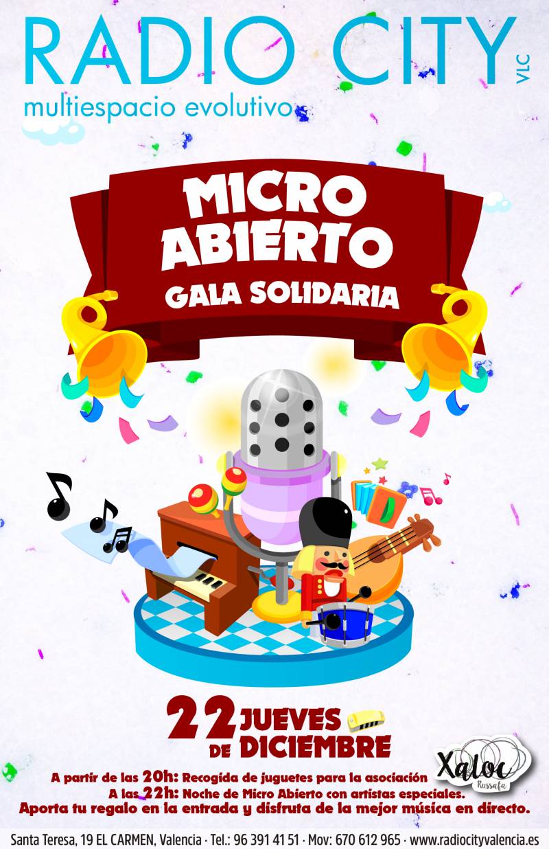 Micro abierto, Gala Solidaria