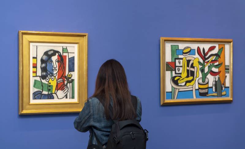 Vista de sala de la exposición Fernand Léger