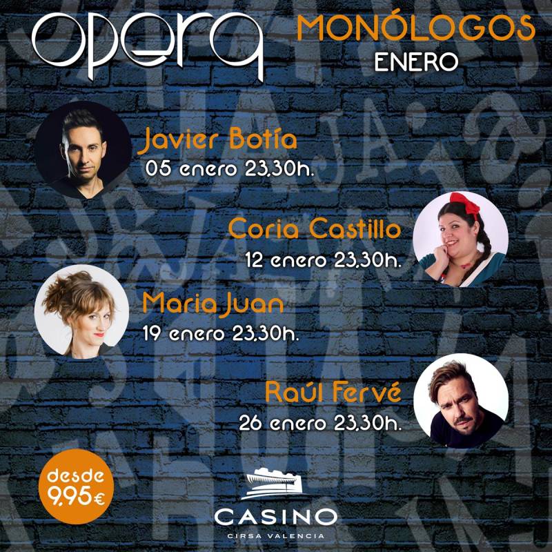 Monólogos enero Casino Cirsa Valencia_baja