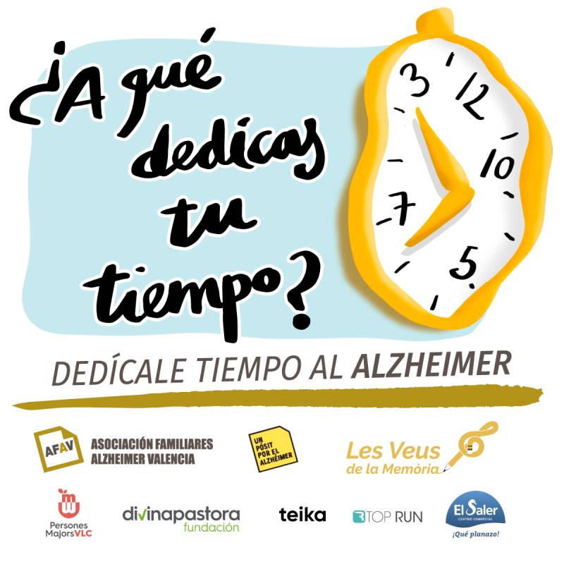 Cartel campaña Un Pósit por el Alzheimer./ EPDA