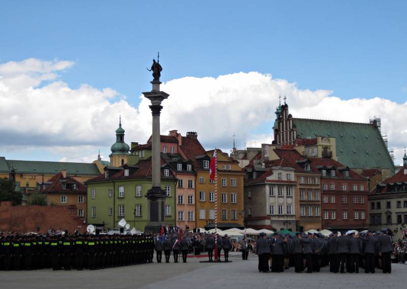 Plaza del castillo, Varsovia, Foto Clara Estrems