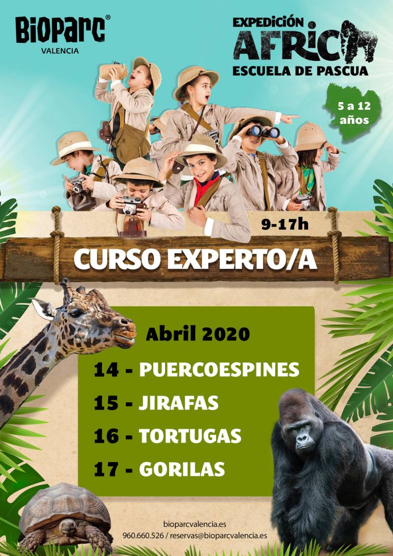 Cartel Escuela de Pascua 2020 Expedición África