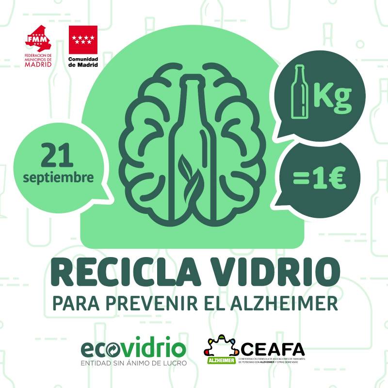 Campaña ecovidrio Alzheimer./ EPDA