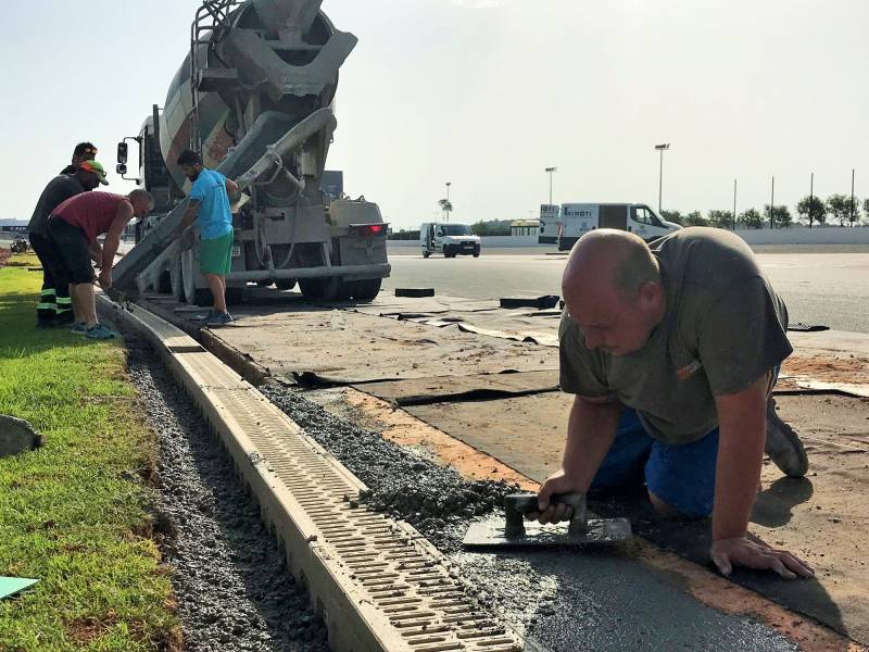 Trabajos de mantenimiento drenajes