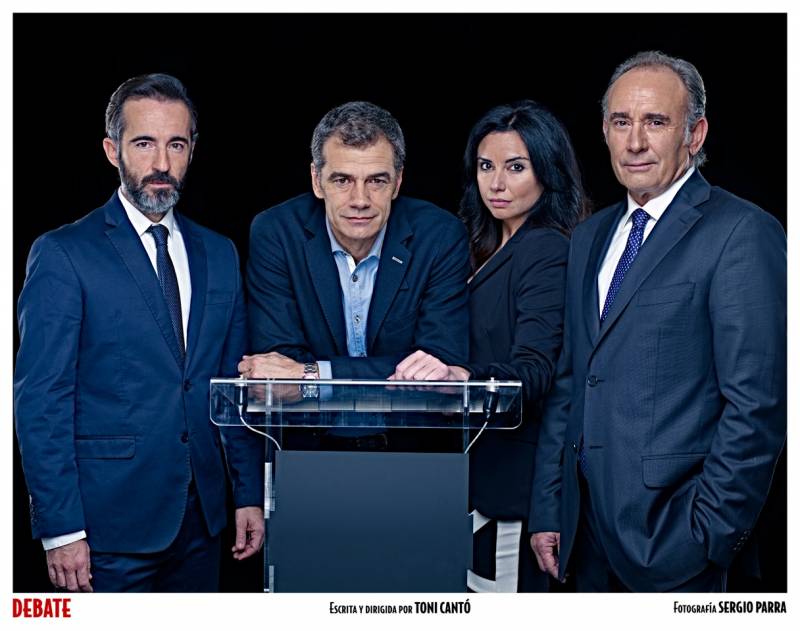 El elenco de la obra