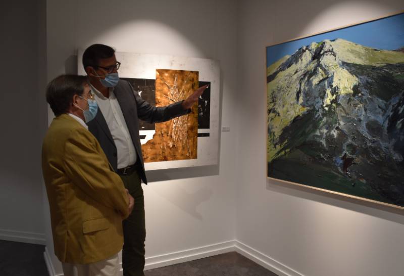 Inaugurada la exposición del premio nacional de pintura Real Academia de Bellas Artes de San Carlos./ EPDA