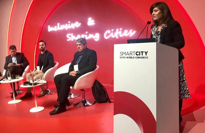 La diputada Mentxu Balaguer interviene en el Smart City Expo World Congress