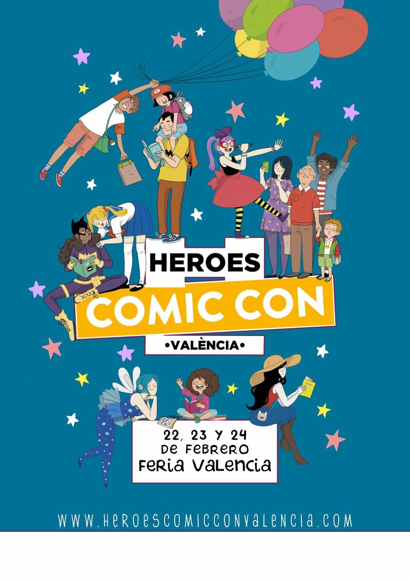 Cartel Heroes Comic Con Valencia 2019
