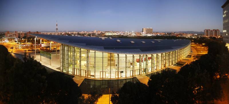 Exterior del Palacio de Congresos de Valencia