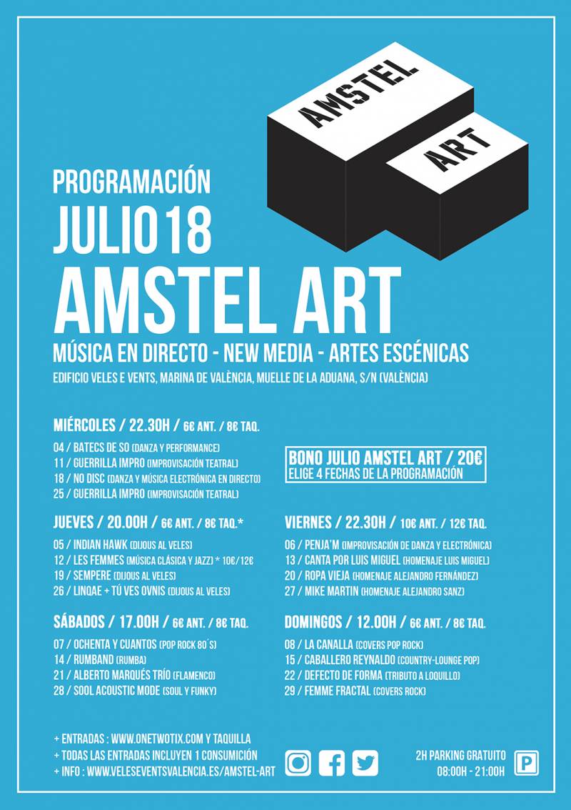 CARTEL JULIO AMSTEL ART