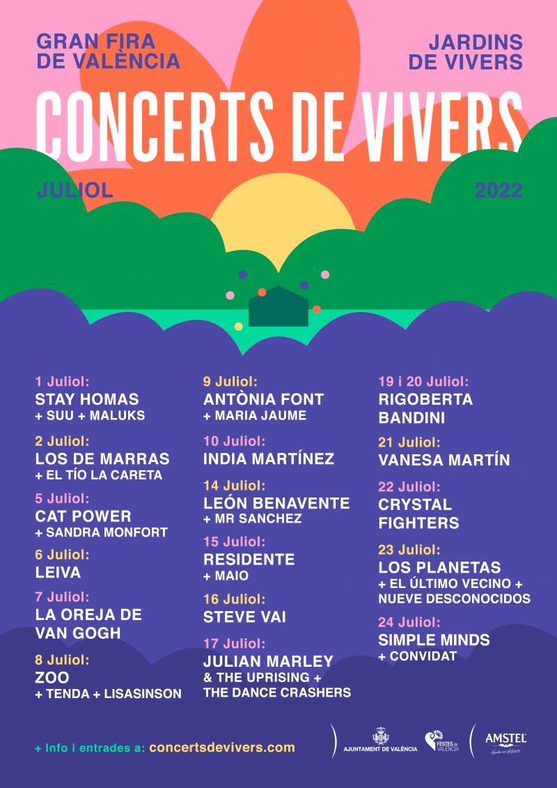 Cartell Concerts de Vivers./EPDA