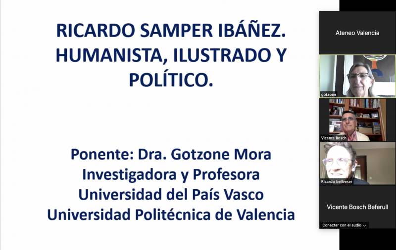 Conferencia sobre Ricardo Samper. EPDA Conferencia sobre Ricardo Samper. EPDA
