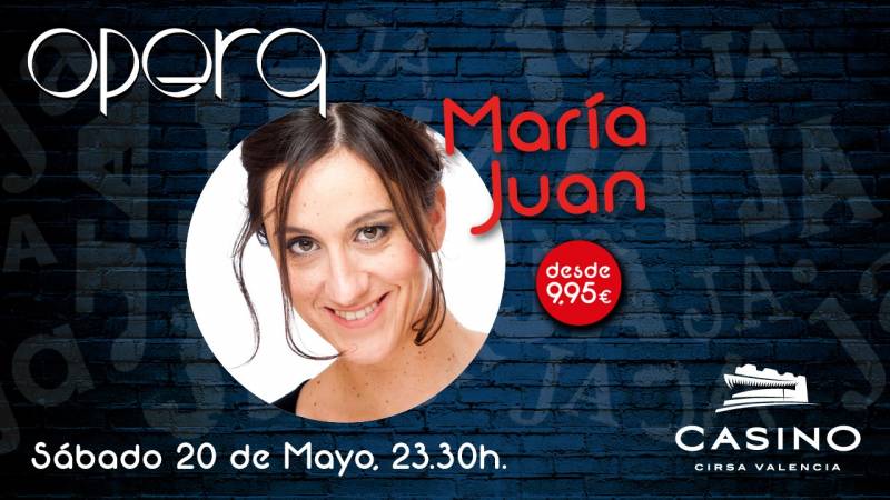 María Juan en Casino Cirsa Valencia