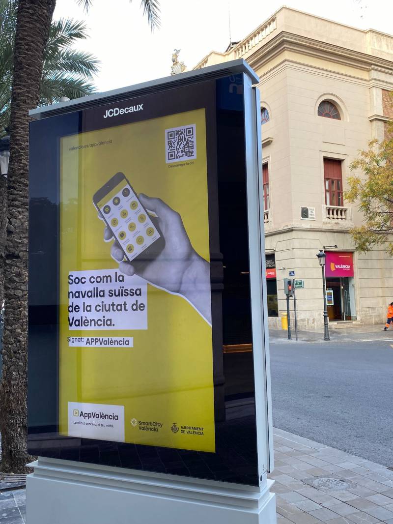 Campanya de publicitat de la nova App. /EPDA