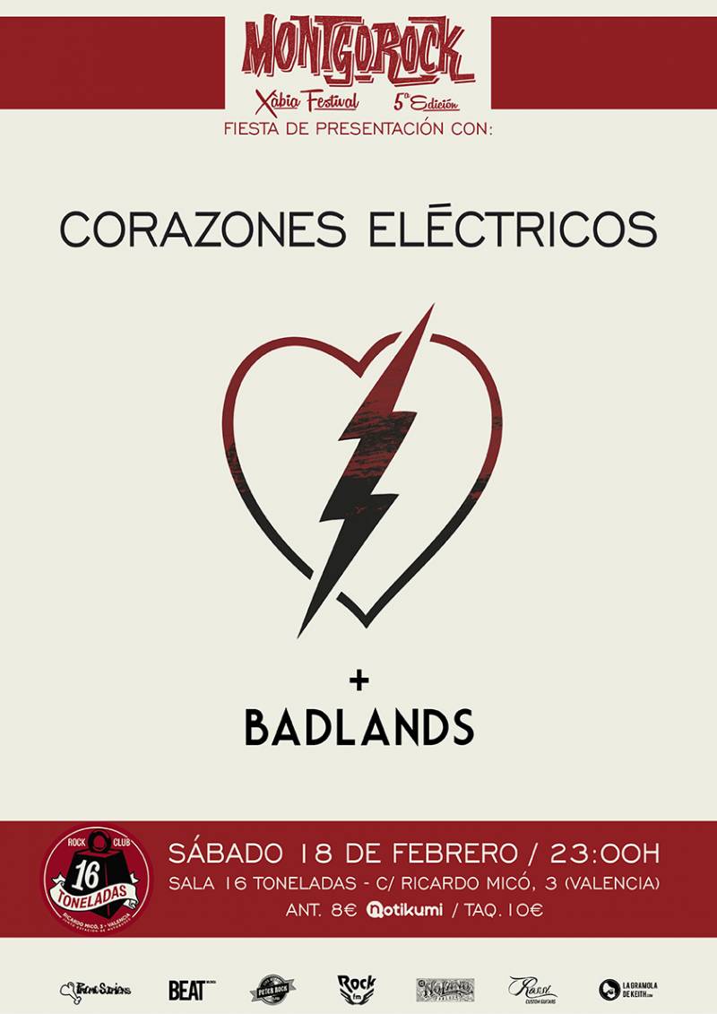 Cartel Concierto 16 Toneladas