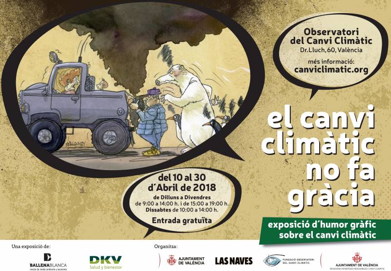 Cartel exposición cambio climático