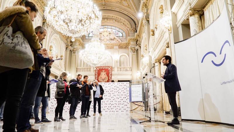 Presentación del programa cultural de La Marina de Valencia