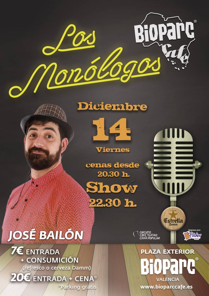 BIOPARC CAFE - Monologo José Bailón
